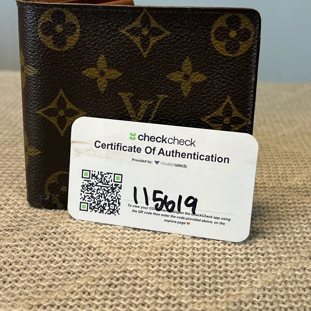 Louis Vuitton Brown Monogram Canvas Bi-Fold Key & Card Holder